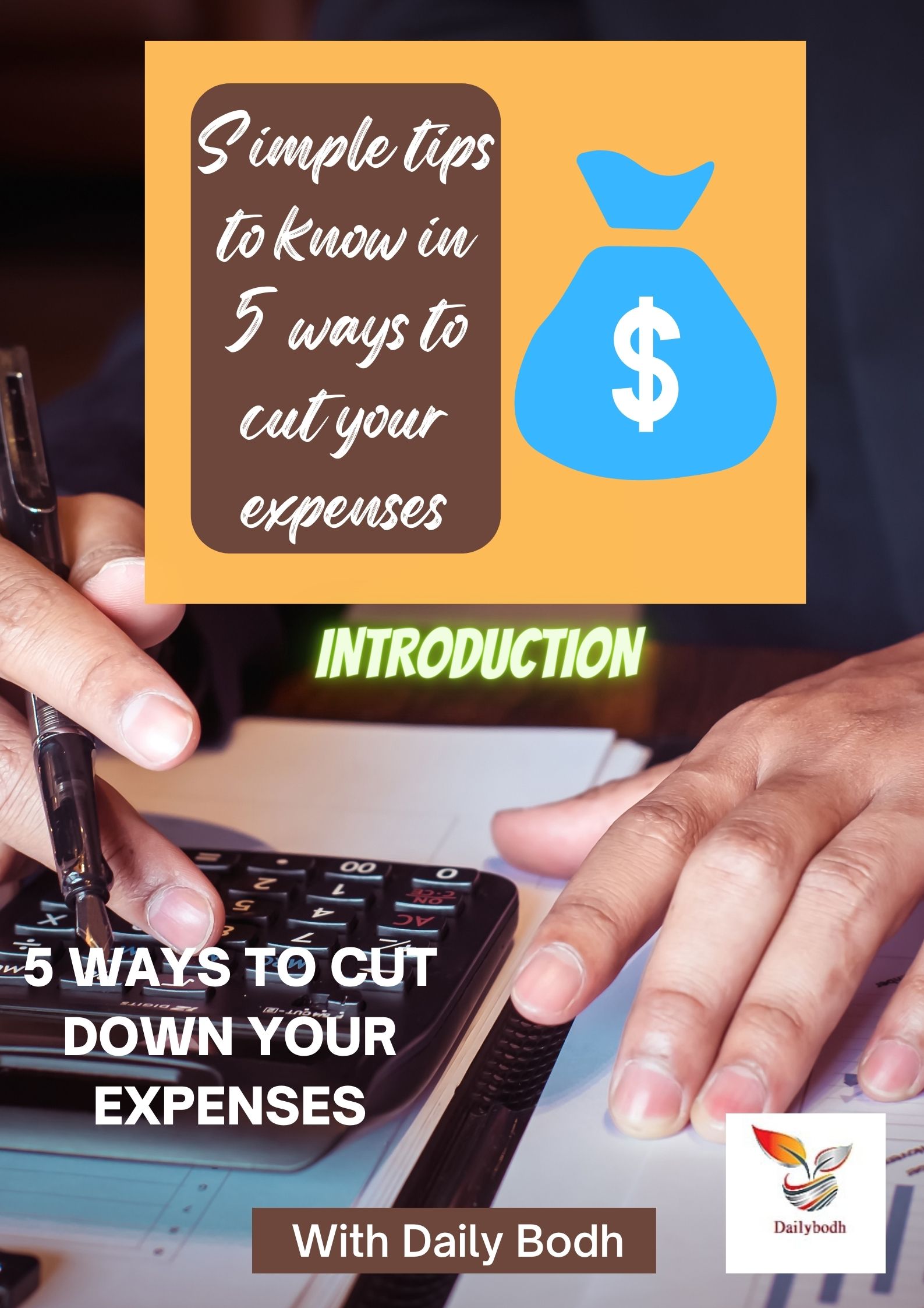 5 Ways to cut down your expenses